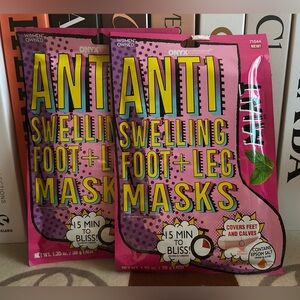 ✨ New ✨Onyx Professional Anti-Swelling Foot and Leg Masks ( 2 Packs ) ✨